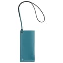 HERMES H Serie Epsom Calfskin Eyeglass Pouch D2 NEW BLEU JEAN New Denim Blue