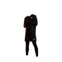 LiNing Compression Garment FleeceLined Fitness Set Black