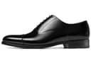 THOM WILLS British Style Shiny Oxford Dress Black
