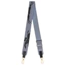 LONGCHAMP Recycled Polyester Canvas Shoulder Straps Light Gray