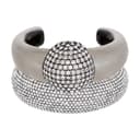 Balmain rhinestoneembellished bangle bracelet (set of two)