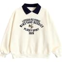 DAIERJIAREN Sweatshirts Polo Collar Moderate