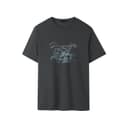 HLA TShirts Dark Gray Pattern J5 Crew Neck Moderate