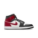 Jordan 1 Mid Gym Red Off Noir