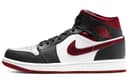Air Jordan 1 Mid 'Black White Gym Red'