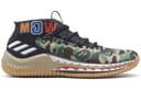 Dame 4 A Bathing Ape x Dame 4 Adidas 'Green Camo'