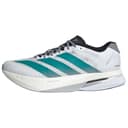 Adidas Adizero Boston 13 PU, Textile Marathon Racing White Cyan