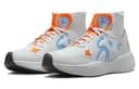 Jordan Delta 3 Mid Pure Platinum Chambray Total Orange