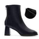ZHR FleeceLined Thermal, Workplace Commute, Versatile, High Heel Elegance, Elegant Slimming Ankle 6.5cm