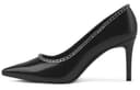 CHARLES&KEITH Small Ck Pu Slim Heel 8cm BLACK BOX Black