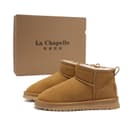 La Chapelle Fabric Thermal Thickened Fleece Lined, Comfortable Northeast Cotton Short