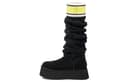 UGG Letter Tall Winter FleeceLined, Minimalist Style Ankle 2cm Black Yellow