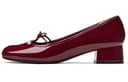 CHARLES&KEITH Small Ck PU, Textile Block Heel 3.5cm