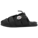 Moncler Closed Toe Slippers Black