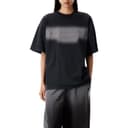 Alexander Wang Oversized Logo Embossed Crewneck TShirt