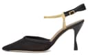 FENDI Colibrì Lite Flared Heel 8.5cm Black