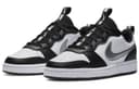 Nike Court Borough 2 Synthetic Black White Silver