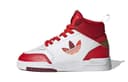 Adidas Originals Drop Step High Kids' White Red Gold