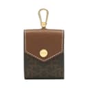 BALLY Cow With Fabric Earphone Case Brown