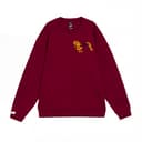Adidas Sweatshirts Red Crew Neck Moderate Straight Fit