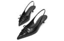 CHARLES&KEITH Small Ck Pu Slim Heel 4cm