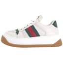 Gucci Wmns Screener 'White Green Red'