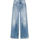 ZARA Trf Jeans Blue Moderate Wide Leg