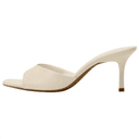 ZARA Slide Slippers Light Beige Yellow