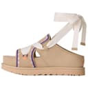 UGG Golden Family Glitter Gold One Strap Sand