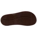 Clarks Rubber Slide Slippers Dark Brown
