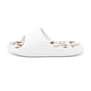 PEAK State Pole EVA Graffiti Slide Slippers White Coffee Brown