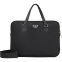 PHILIPP PLEIN Fabric With Cow Laptop Bag Black