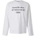 Acne Studios Logo Printed LongSleeved TShirt
