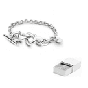 Pandora Knotted Hearts Silver Tbar Bracelet