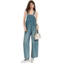 PINKO Blue Moderate Wide Leg