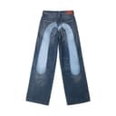EVISU Jeans Denim Blue Moderate Straight Fit