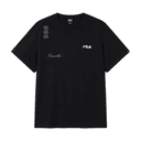 FILA TShirts BlackBlk Crew Neck Moderate