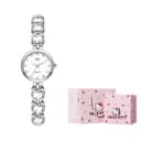 Zgo Hello Kitty Co branded Quartz Movement Alloy Strap Watch Watch White Dial Waterproof