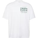 Calvin Klein TShirts Bright White Crew Neck Moderate Straight Fit