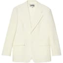 ZARA Bad Bunny Business Suits White Lapel Moderate Straight Fit