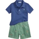 Polo Ralph Lauren Baby Sportswear Sets Polo Collar Moderate