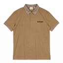 Burberry Polo Shirts Camel Polo Collar Moderate Straight Fit