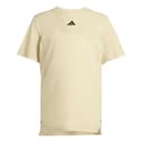 Adidas D4T QuickDry TShirts Yellow Crew Neck Moderate