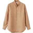 Loro Piana Shirts Khaki Lapel Moderate Straight Fit