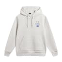 LiNing Sports Life Collection Sweatshirts Heather Gray Lime Hooded (Nondetachable) Moderate