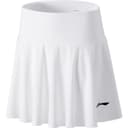 LiNing Badminton White Moderate Short Skirt