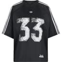 Adidas Originals TShirts Black Vneck Moderate Straight Fit