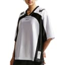 Nike Rugby Jerseys Black White Vneck Moderate