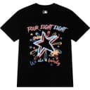 MLB New York Yankees TShirts Black Crew Neck Moderate Straight Fit