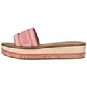 DIOR Dioriviera Slide Slippers Pink
